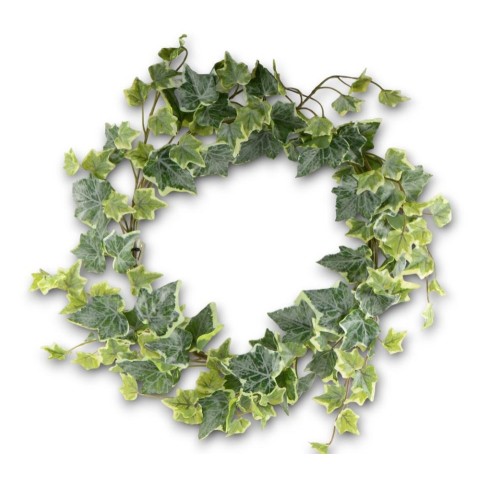 CORONA EDERA 40CM VARIEGATO